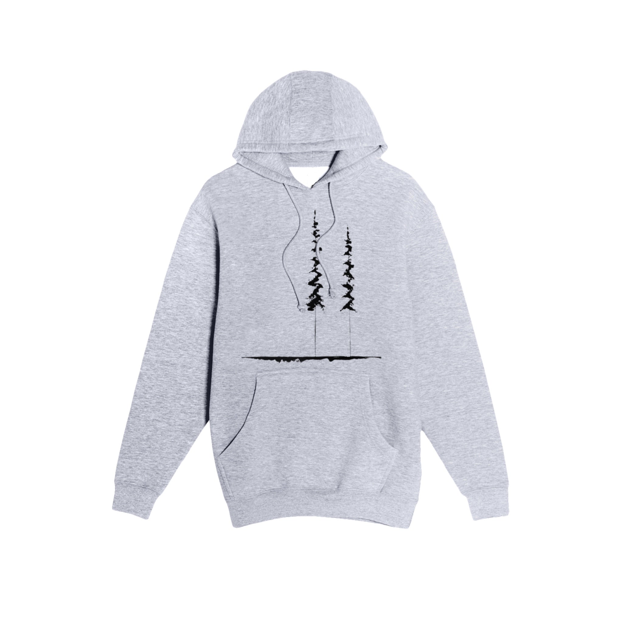 Heavyweight Hoodie Heather Grey the.art.shed Art Apparel